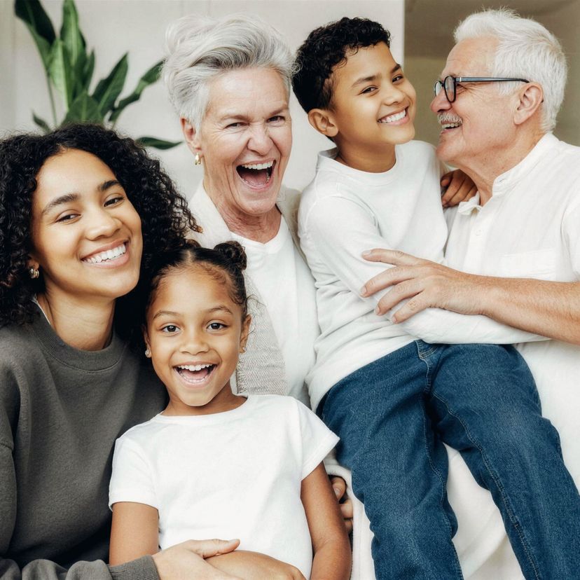 Drei Generationen einer Familie
