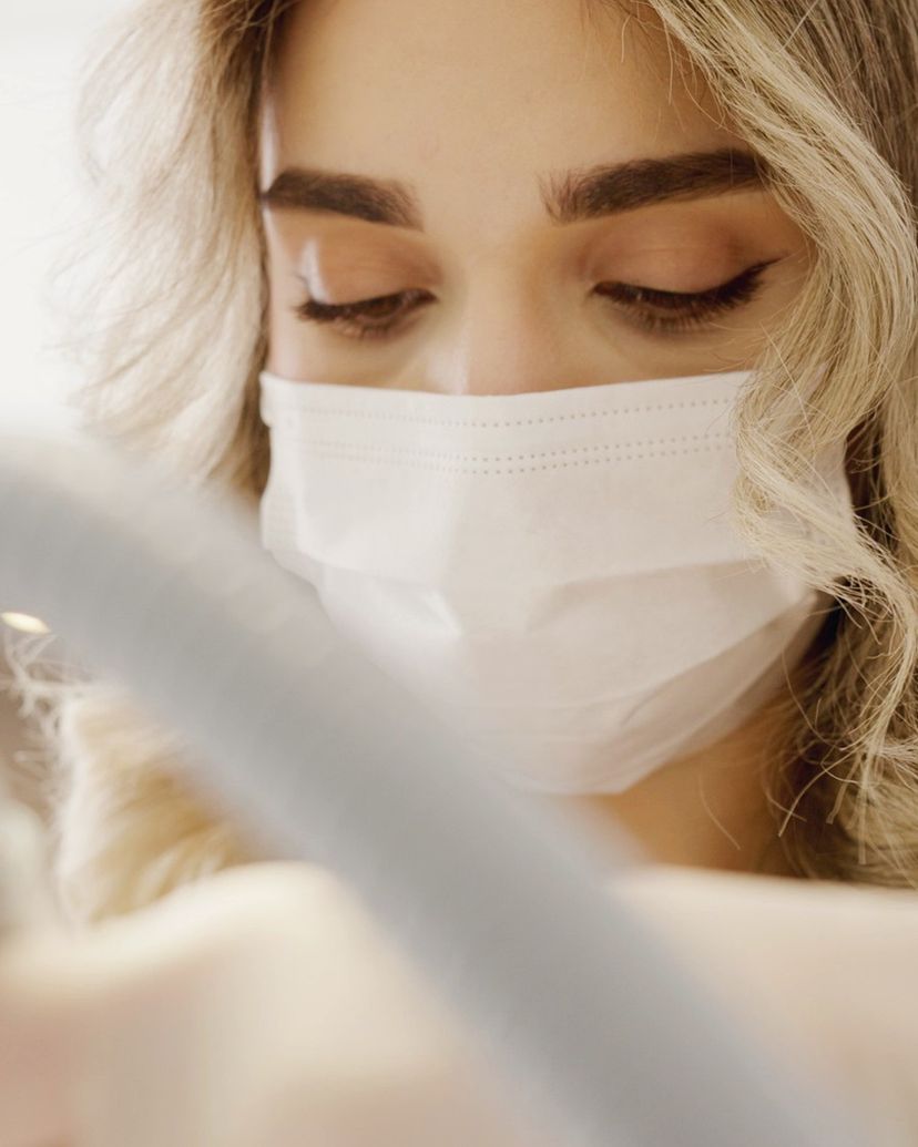 Prophylaxe-Behandlung, Detailaufnahme